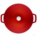 Zestaw 2 naczyń żeliwnych z pokrywką STAUB 40508-384-0 - czerwony 24 cm