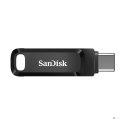 Pendrive SanDisk Ultra Dual GO SDDDC3-032G-G46 (32GB; USB 3.0, USB-C; kolor czarny)