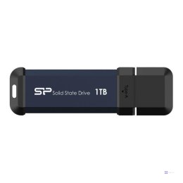 Dysk zewnętrzny SSD Silicon Power MS60 1TB USB 3.2 Gen 2 600/500 MB/s Niebieski