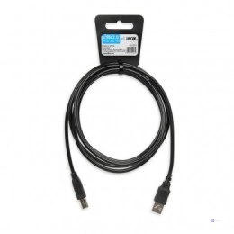 Kabel IBOX USB 2.0 A-B M/M 1,8M DRUKARKA IKU2D18 (USB 2.0 typu A M - USB 2.0 typu B M; 1,8m; kolor czarny)