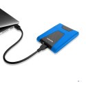 Dysk zewnętrzny HDD ADATA HD650 (1TB; 2.5"; USB 3.2; niebieski)