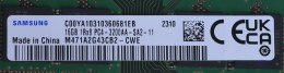 Samsung SO-DIMM 16GB DDR4 1Rx8 3200MHz PC4-25600 M471A2G43CB2-CWE