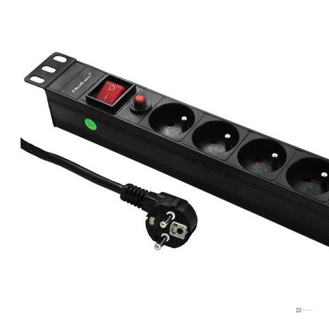 Listwa zasilająca Qoltec do RACK 19" 1U 16A PDU CB 6xSCHUKO 2m