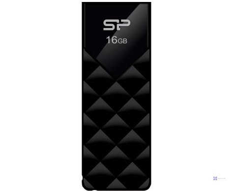 Pendrive Silicon Power Ultima U03 16GB USB 2.0 kolor czarny (SP016GBUF2U03V1K)