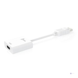 Adapter j5create DisplayPort to 4K HDMI Active Adapter (DisplayPort m - 4K HDMI f 16cm; kolor biały) JDA158-N