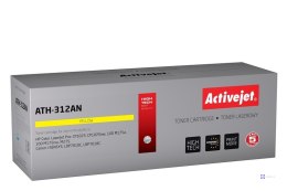 Activejet ATH-312AN Toner (zamiennik Canon, HP 126A CRG-729Y, CE312A; Premium; 1000 stron; żółty)