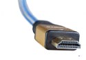 Kabel IBOX HD04 ULTRAHD 4K 1,5M V2.0 ITVFHD04 (HDMI M - HDMI M; 1,5m; kolor niebieski)