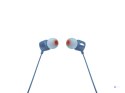 Słuchawki JBL T110 (niebieskie, z mikrofonem)