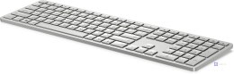 Klawiatura HP 970 Programmable Wireless Keyboard bezprzewodowa srebrna 3Z729AA