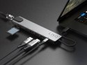 LINQ HUB USB-C 8IN1 PRO USB-C MULTIPORT HDMI 4K/60HZ,USB-C,USB-C PD3.0 100W DO ZASILANIA, 2XUSB-A,RJ45 1GBIT,SLOT SD,TF/MICRO
