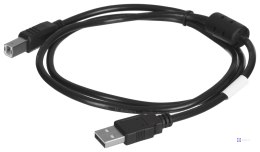LANBERG KABEL USB-A -> USB-B M/M 1M (FERRYT, CZARNY) CA-USBA-11CC-0010-BK