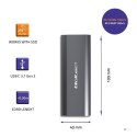 QOLTEC OBUDOWA NV2271 NA DYSK M.2 SSD | SATA | NVME | USB-C | 2TB