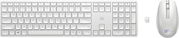 Zestaw klawiatura + mysz HP 650 Wireless Keyboard and Mouse Combo bezprzewodowe białe 4R016AA