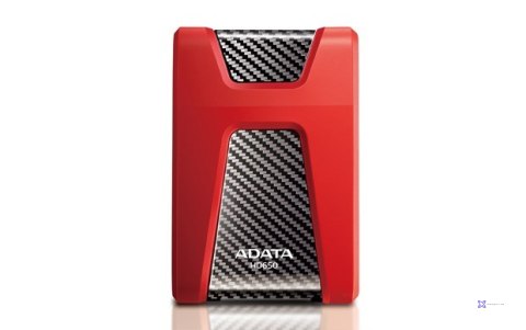 Dysk zewnętrzny HDD ADATA HD650 (1TB; 2.5"; USB 3.2; czerwony)