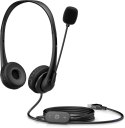 Słuchawki z mikrofonem HP Stereo USB Headset G2 przewodowe czarne 428H5AA
