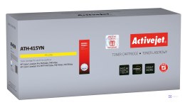 Activejet ATH-415YN Toner (zamiennik HP 415A W2032A; Supreme; 2100 stron; żółty) z chipem