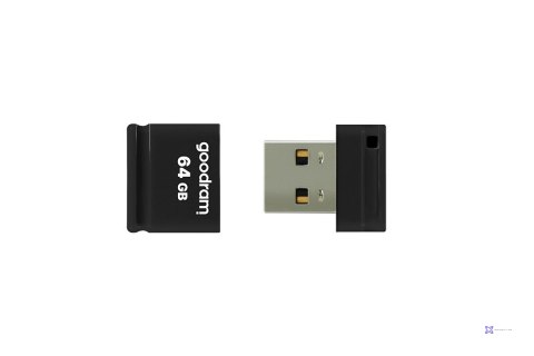 GOODRAM FLASHDRIVE PICCOLO 64GB UPI2 BLACK USB 2.0