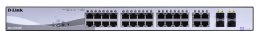 D-Link | 28-portowy gigabitowy inteligentny zarządzalny przełącznik PoE | DGS-1210-28P | Zarządzane L2+ | Komputery stacjonarne 