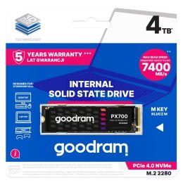 SSD GOODRAM PX700 M.2 PCIe 4x4 4TB RETAIL