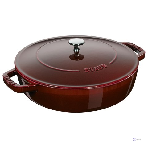 Głęboka patelnia do duszenia z pokrywką Staub - 28 cm, Grenadyna