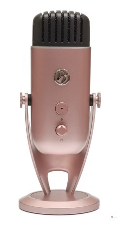 Arozzi Colonna Mikrofon, USB - różowe złoto
