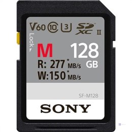 Karta pamięci Sony SD 128 GB SF-M Series UHS-II Pamięć flash Sony SDXC 128 GB klasy 10