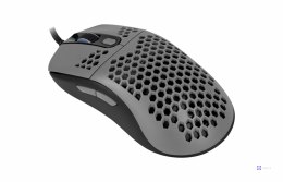 Mysz Arozzi Favo Ultra Light Gaming Mouse - czarno-szara