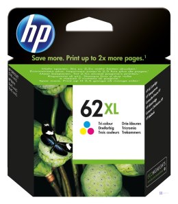 HP 62XL - Hojtydende - farve (cyan, ma