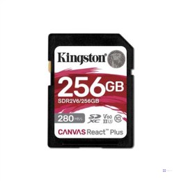 256GB SDXC CANVAS REACT PLUS U3/UHS-II 280R/150W V60 FULL HD/4K