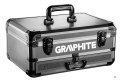 Zestaw Graphite Energy+ w walizce aluminiowej: wiertarko-wkrętarka z zdejmowanym uchwytem, 2 akumulatory 2.0Ah, ładowarka oraz 1