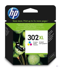 HP 302XL - Hojtydende - farve