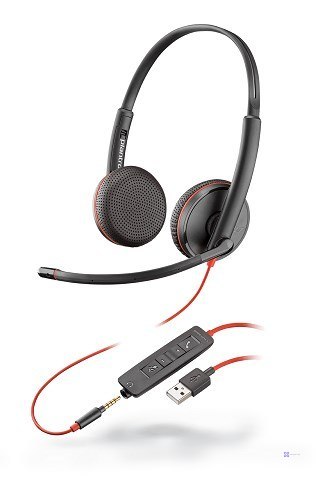 POLY Blackwire 3225 Zestaw słuchawkowy Przewodowa Opaska na głowę Połączenia/muzyka USB Typu-A Czarny