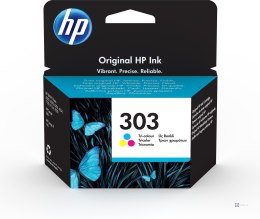 HP 303 - farve (cyjan, magenta, gul) -