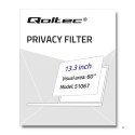 Qoltec Filtr prywatyzujący RODO do MacBook Air 13.3" | Ochrona wzroku