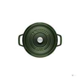 Garnek żeliwny okrągły Staub - 6.7 ltr, Zielony