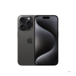 Apple iPhone 15 Pro 256GB Black Titanum (WYPRZEDAŻ)