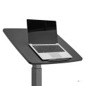 Biurko stolik do laptopa Maclean, regulacja wysokości, do pracy stojąco siedzącej, max wys 113cm, MC-892B