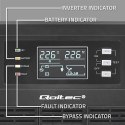 QOLTEC ZASILACZ AWARYJNY UPS 10KVA | 10000W | POWER FACTOR 1.0 | LCD | EPO | USB | ON-LINE