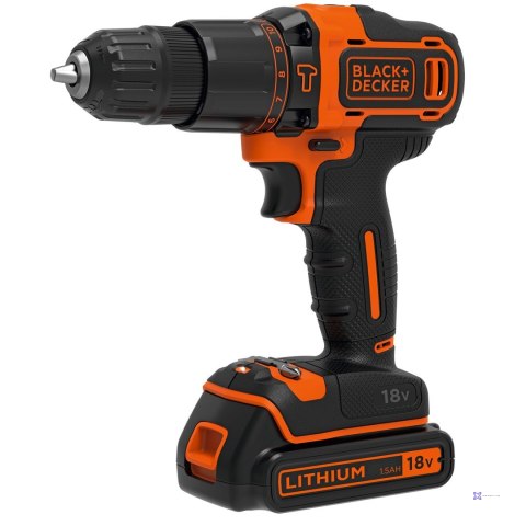 Black & Decker BDCHD18KB-QW wiertło Czarny, Pomarańczowy