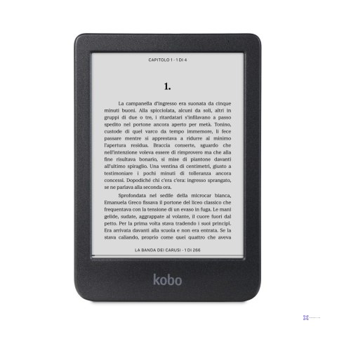 Ebook Kobo Clara BW 6" E-Ink Carta 1300 HD 16GB WI-FI Black