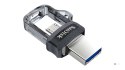 Pendrive SanDisk Ultra Dual Drive M3.0 SDDD3-032G-G46 (32GB; microUSB, USB 3.0; kolor szary)