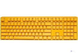 Żółta klawiatura gamingowa Ducky One 3, RGB LED - MX-Speed-Silver (US)