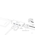 Hub j5create USB 3.0 4-PORT Mini Hub 4xUSB 3.0; kolor czarny JUH340-N