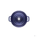 Garnek żeliwny okrągły Staub - 5.2 ltr, Niebieski