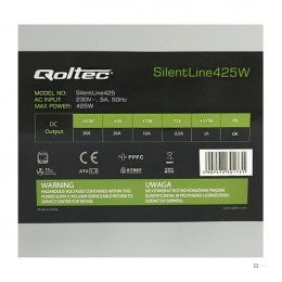 Zasilacz Qoltec SilentLine 425W