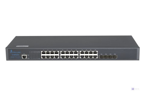 Extralink Switch Chiron 24x RJ45 1000Mb/s, 4x SFP+, L3, zarządzalny