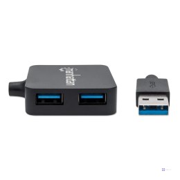 Adapter Hub USB3.0 4Port MANHATTAN [bk]