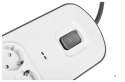 Listwa zasilająca Belkin Power Surge 8-PORT + 2xUSB-A 2.4A 900J Grey/White Schuko