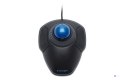 Kensington Trackball Orbit Mysz przewodowa z pierścieniem przewijania oferuje lepszą ergonomię, czarna