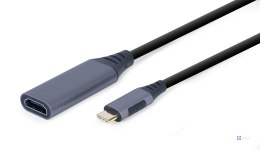 GEMBIRD ADAPTER USB TYP-C DO HDMI NA KABLU SZARY, 15CM